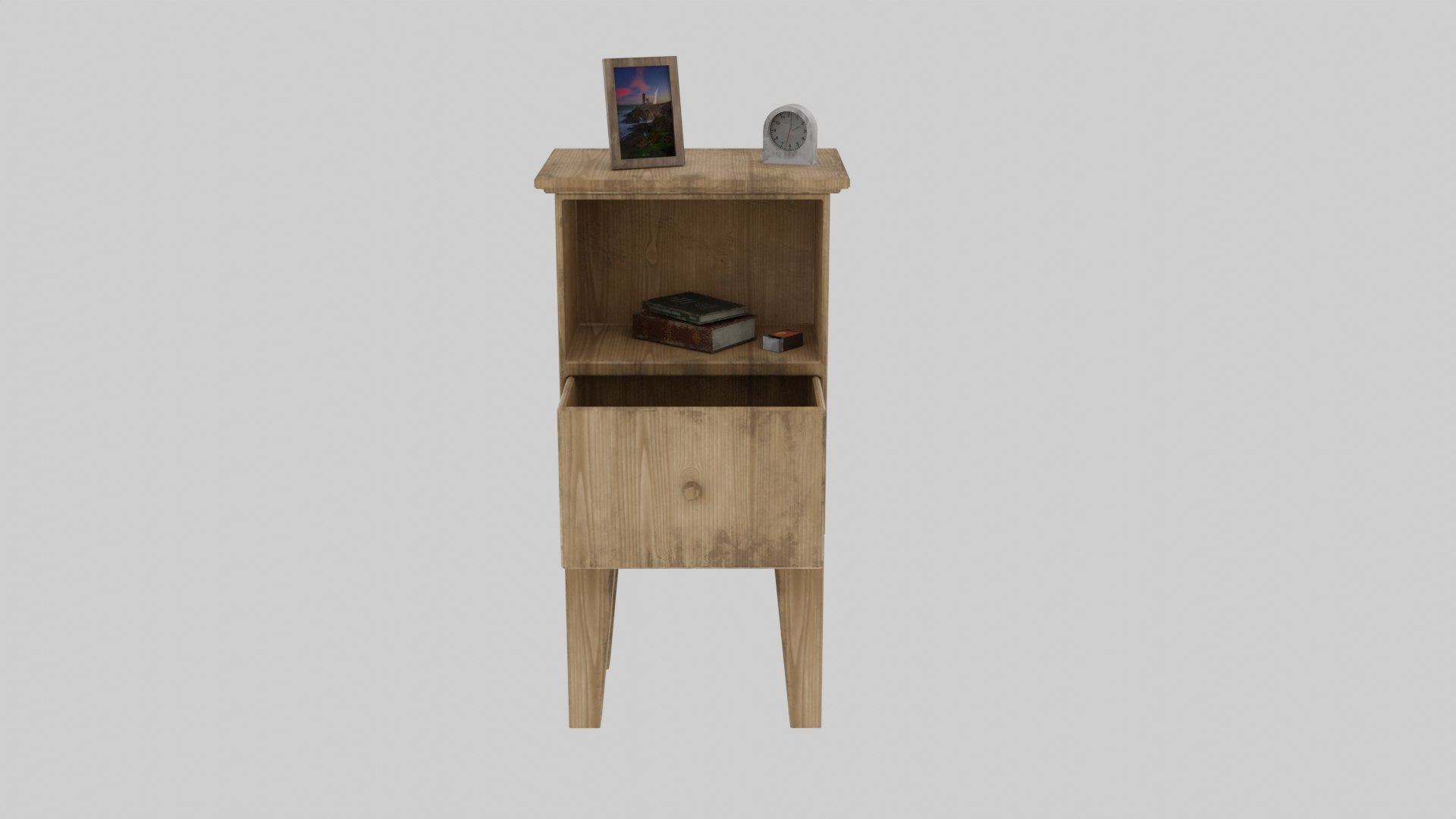 Low Poly Bedside Table model - TurboSquid 2012909