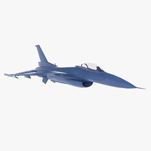 F-16 Fighting Falcon Military Jet model