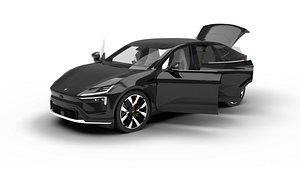 Polestar 4 2024 HQ 3d model 3D