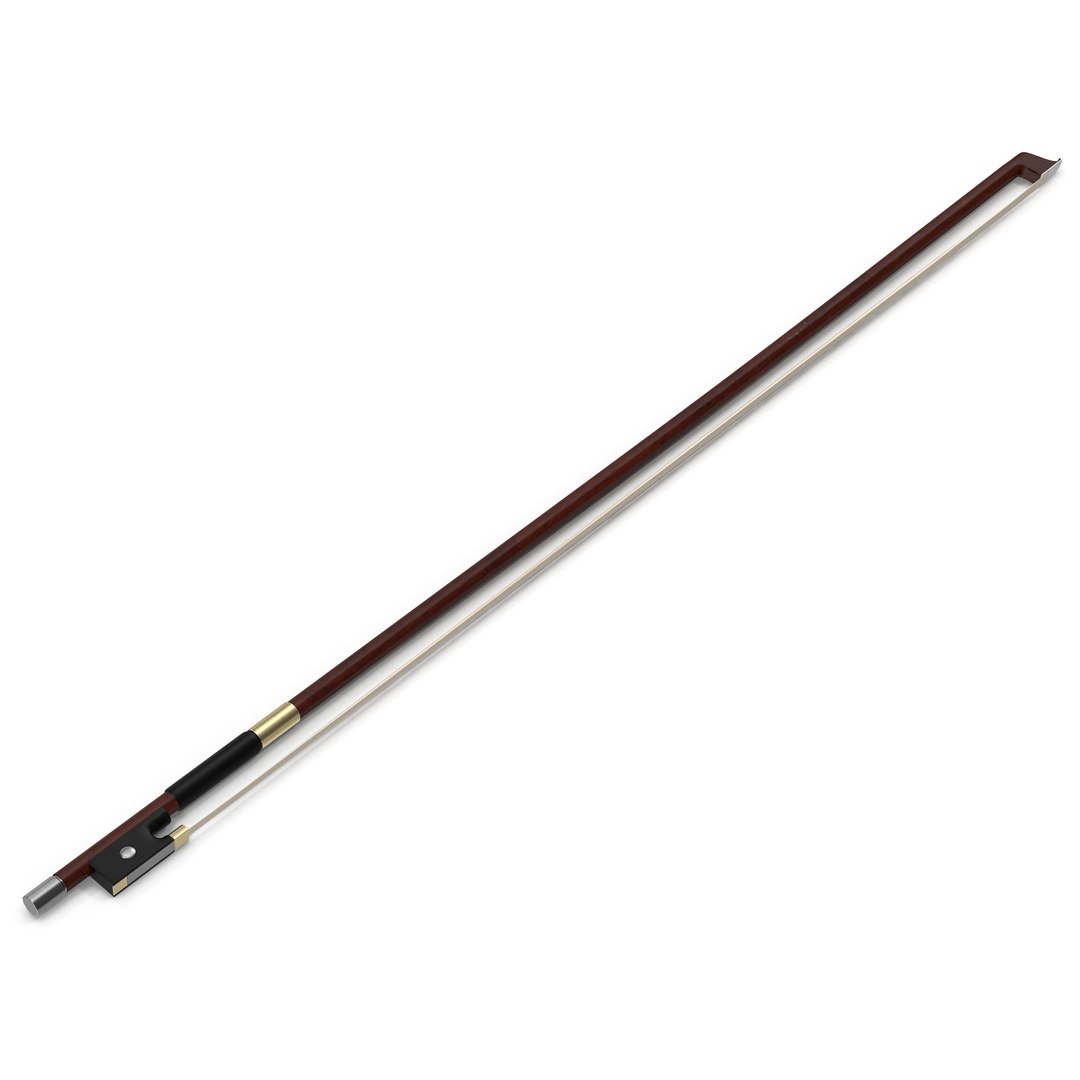 Violin Bow 3D model preview