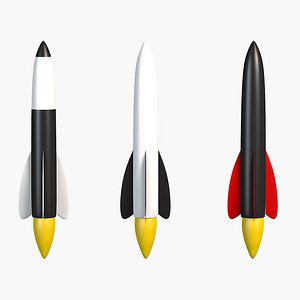 cartoon rockets toon model