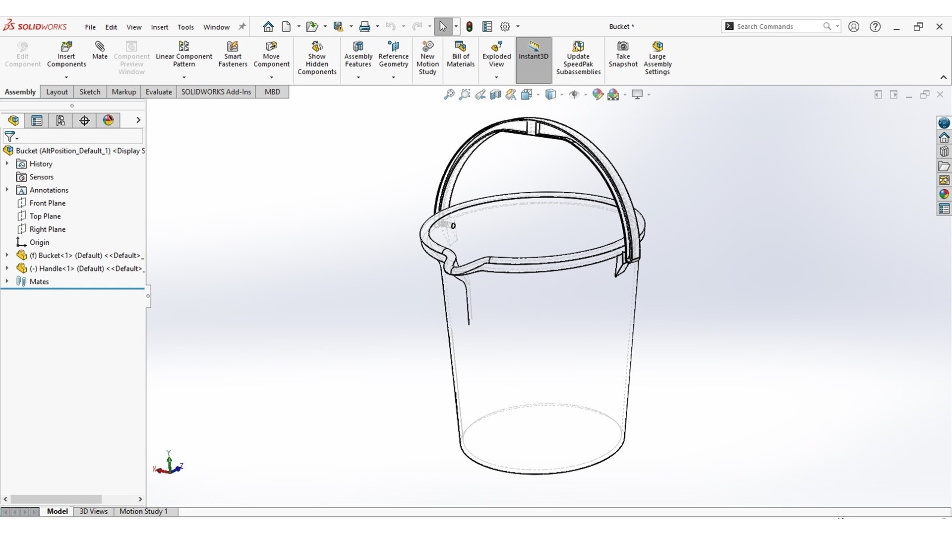 3D Bucket - TurboSquid 2100821