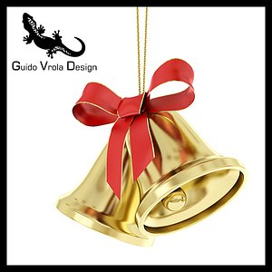 3d model christmas bells