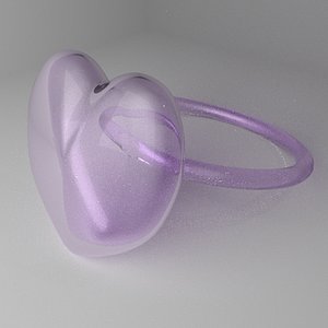 3D model glass ring 8