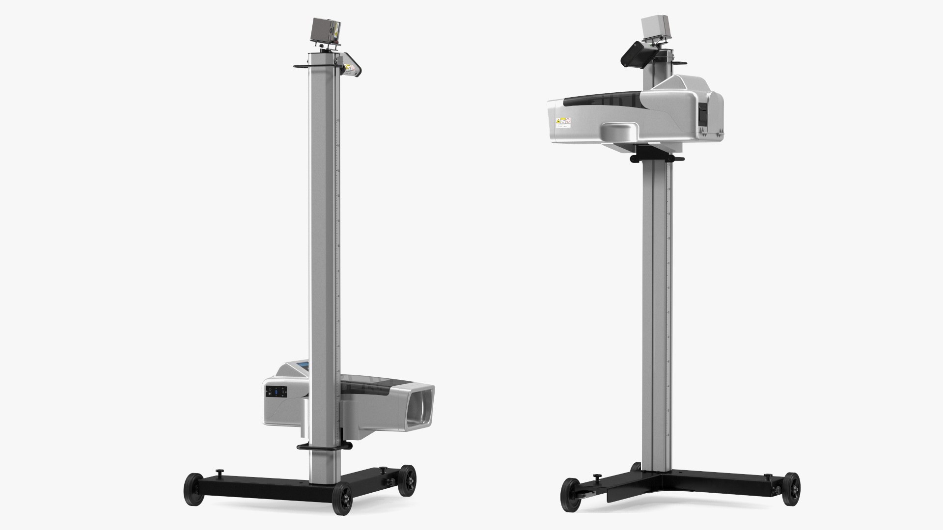 Vehicle Headlight Beam Tester Rigged 3D model preview