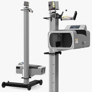 3D vehicle headlight beam tester model