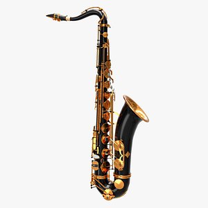 Black Saxophone 3D model