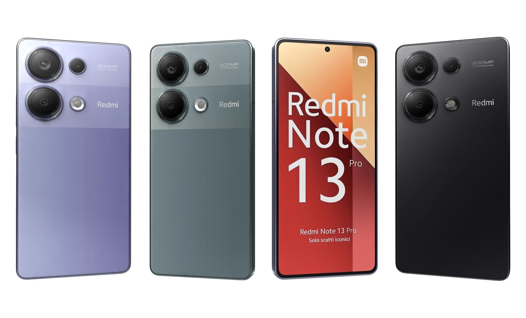 3D Redmi Note 13 Pro All Colors Model - TurboSquid 2183285
