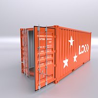Standart Ship Container 20ft Rigged