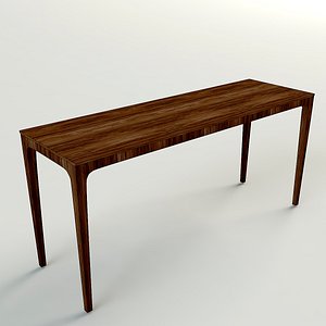 wood sideboard 3d model