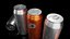 Sleek 250ml Beverage Can Open and Closed Tabs with Droplets