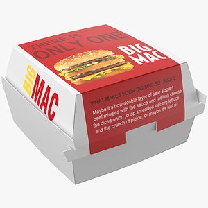 real burger 3D model