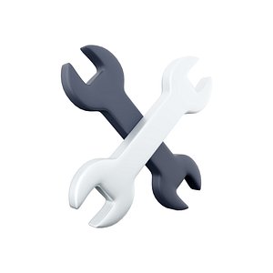 3D model 3D adjustable key icon