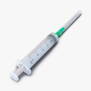 disposable syringe 5ml set obj