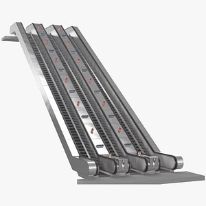 undeground escalator 3D
