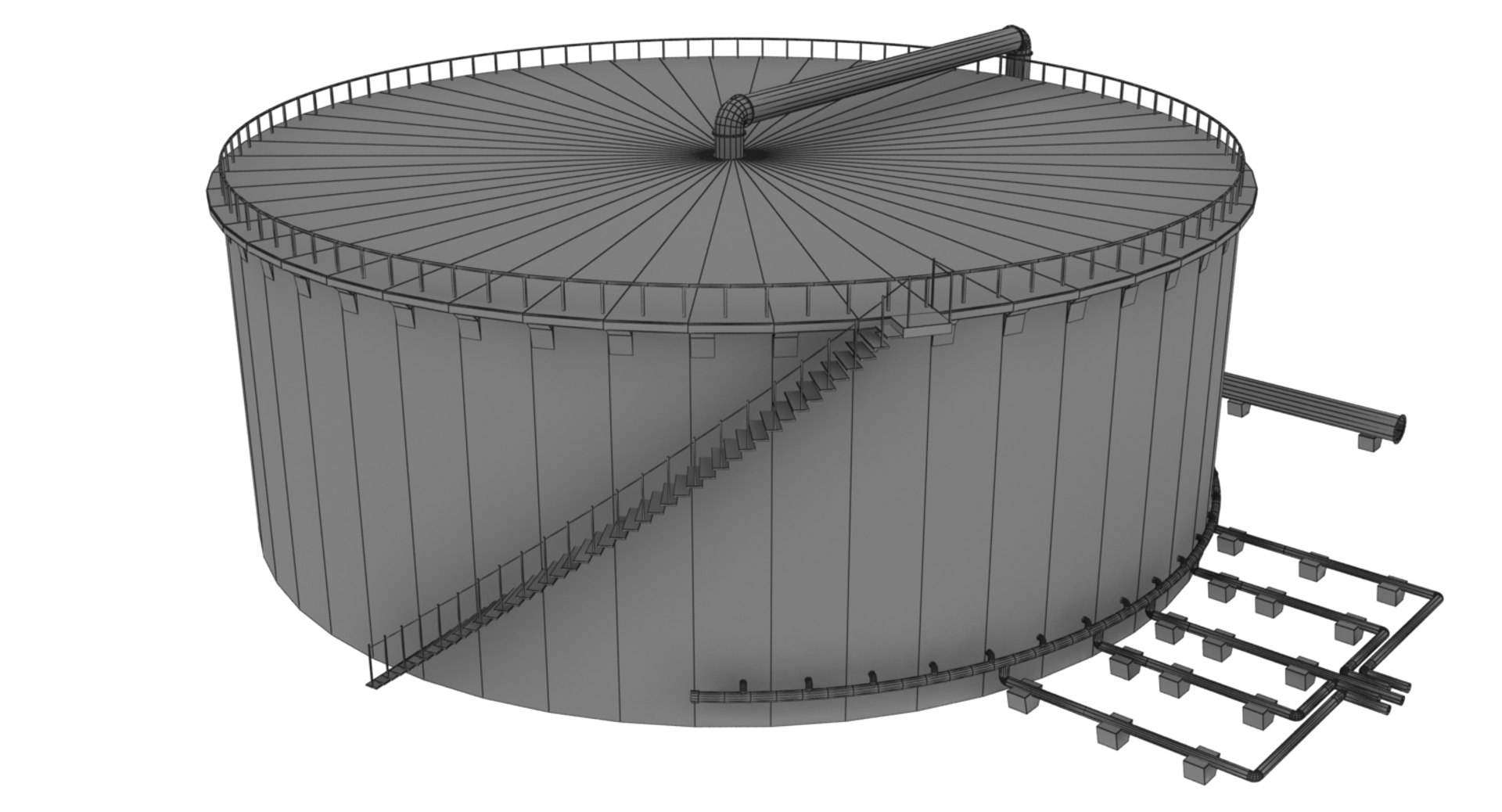 3D storage tank - TurboSquid 1341815