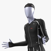 Motion Capture Suit Mannequin in Pose