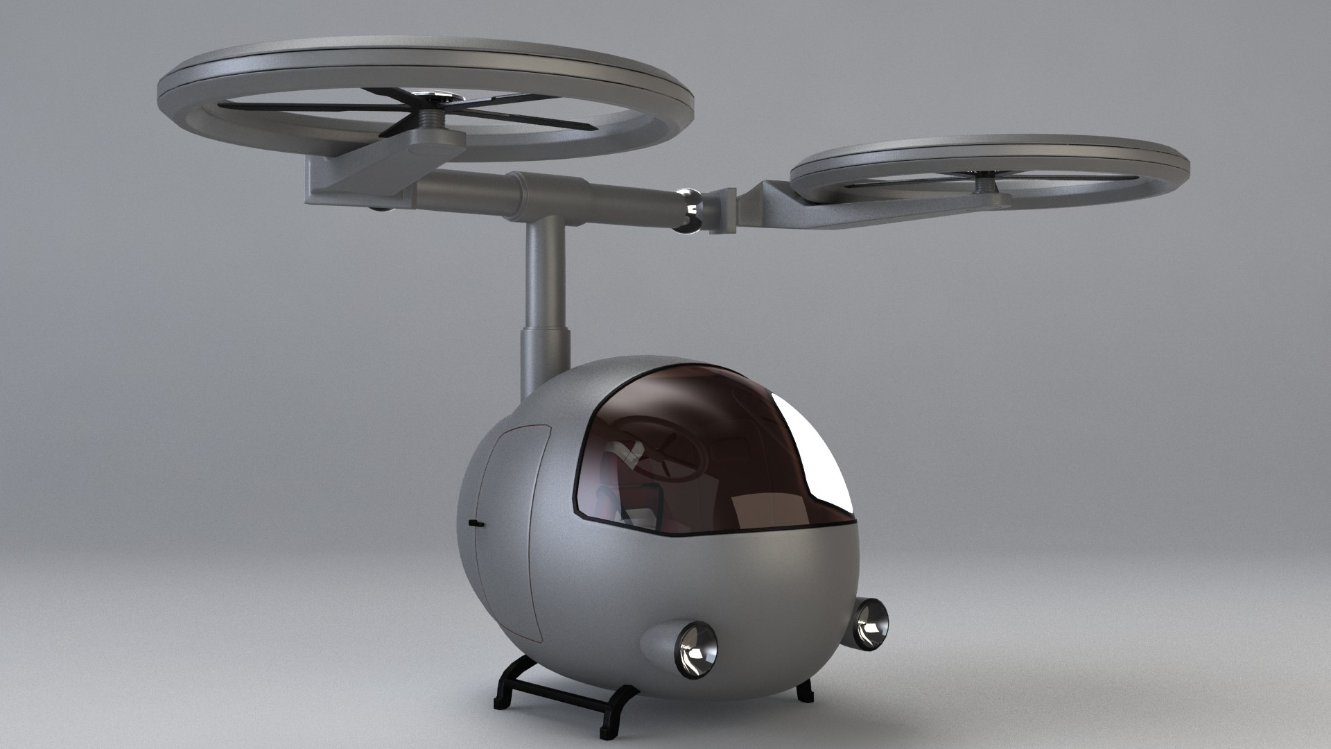 3d Sifi- Helicopter