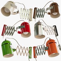 Wall Pantograph Lamp by Stanislav Indra