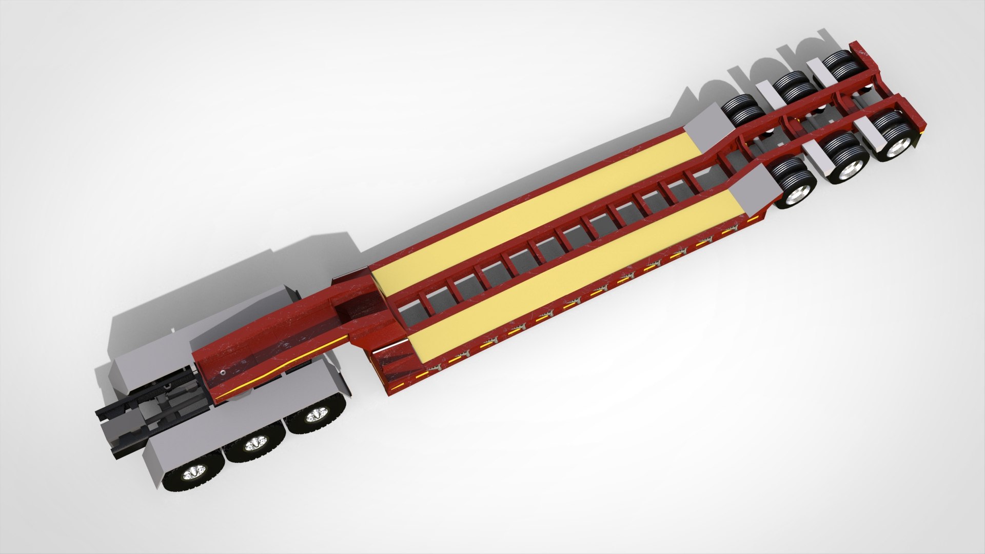 3D Loader Platform Trailer Model - TurboSquid 2058798