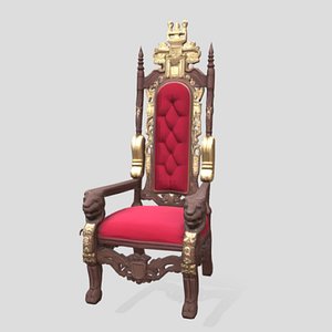 Throne Chair 3D model