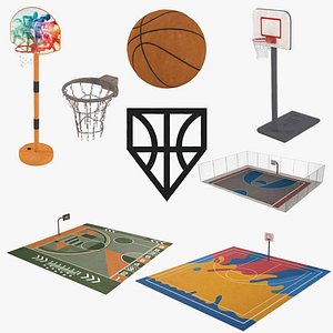 Basketball Set Collection 3D