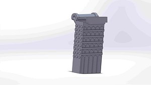 cigarette box 3D model