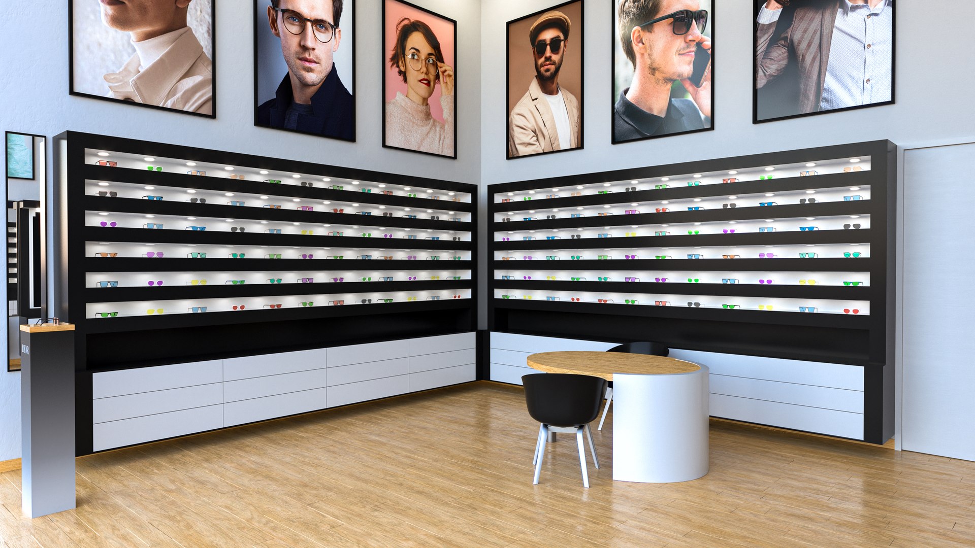 Optical Store - Interior Design Model - TurboSquid 1954659