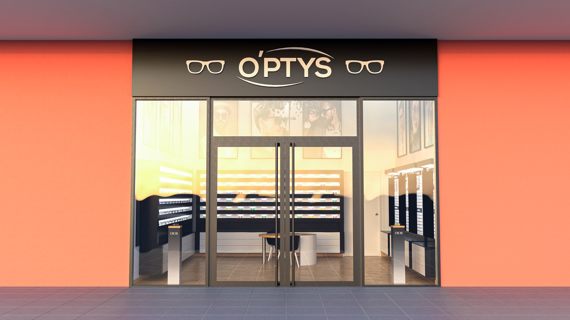 Optical Store - Interior Design Model - TurboSquid 1954659