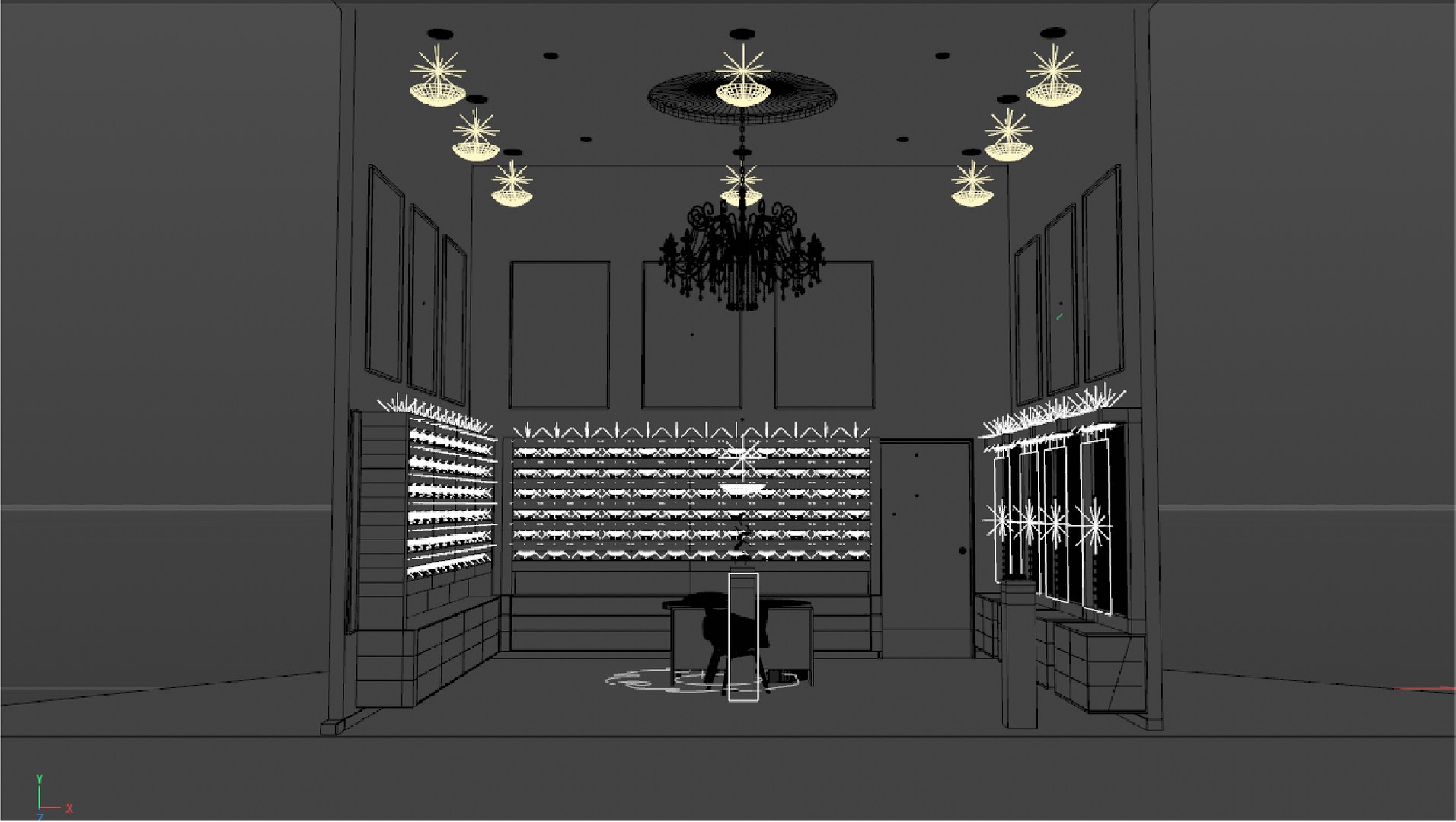 Optical Store - Interior Design Model - TurboSquid 1954659
