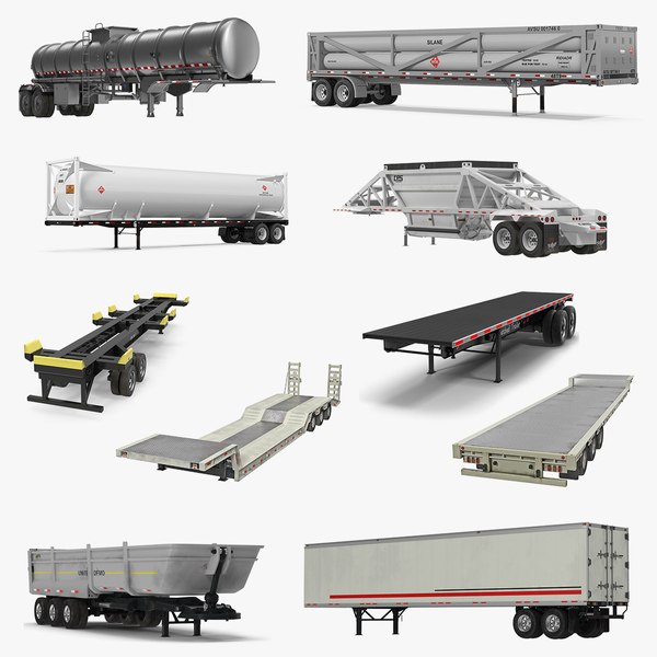 trailers 4 3D model