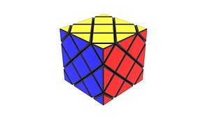 3D model Skewb Puzzle 3x3x3