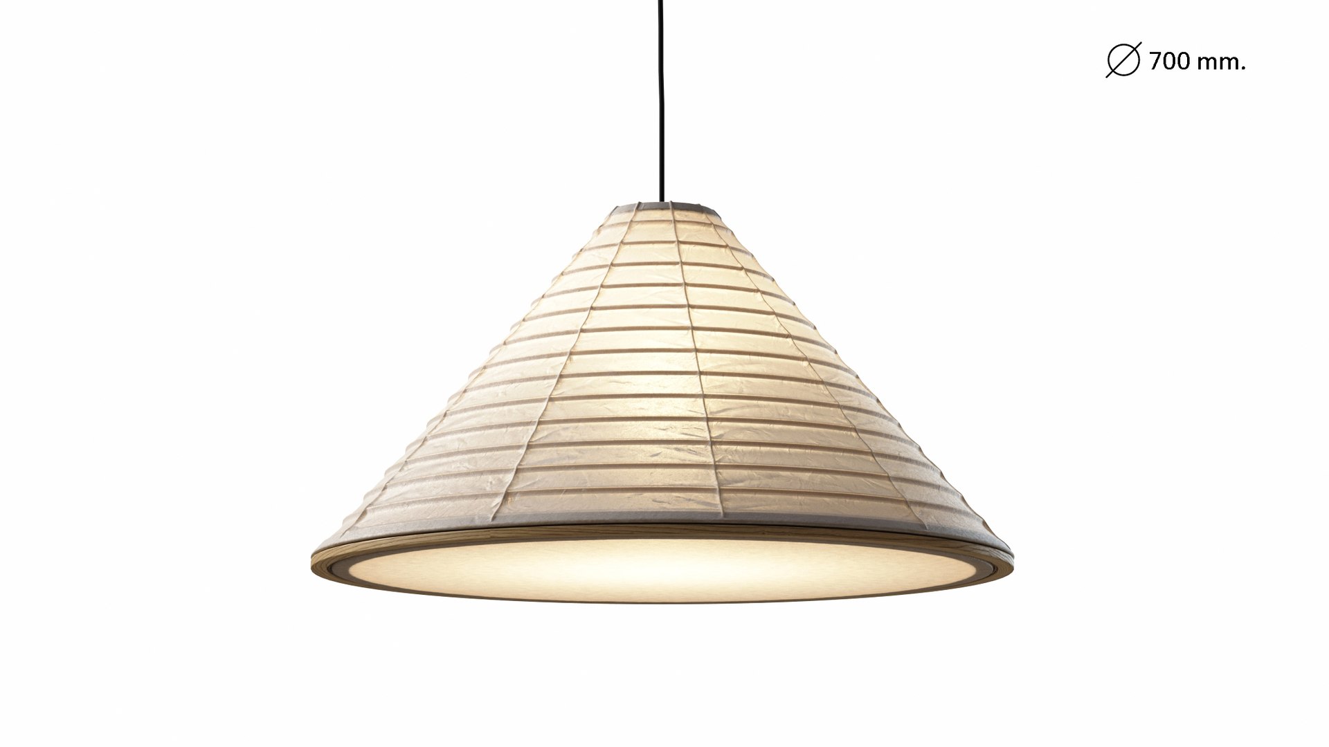 3D Model N-PL01 Pendant Lamp By Norm Architects For Karimoku