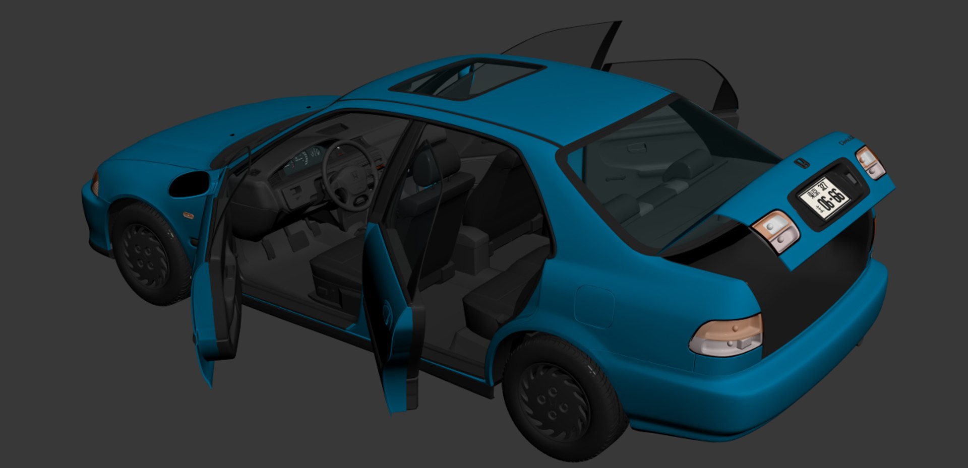 3D Honda Civic Sedan 1993 https://p.turbosquid.com/ts-thumb/7b/xEJnXN/6e/lx0013/jpg/1740676143/1920x1080/fit_q87/dea82655606bb099585b71f37ea4e9640c29914a/lx0013.jpg