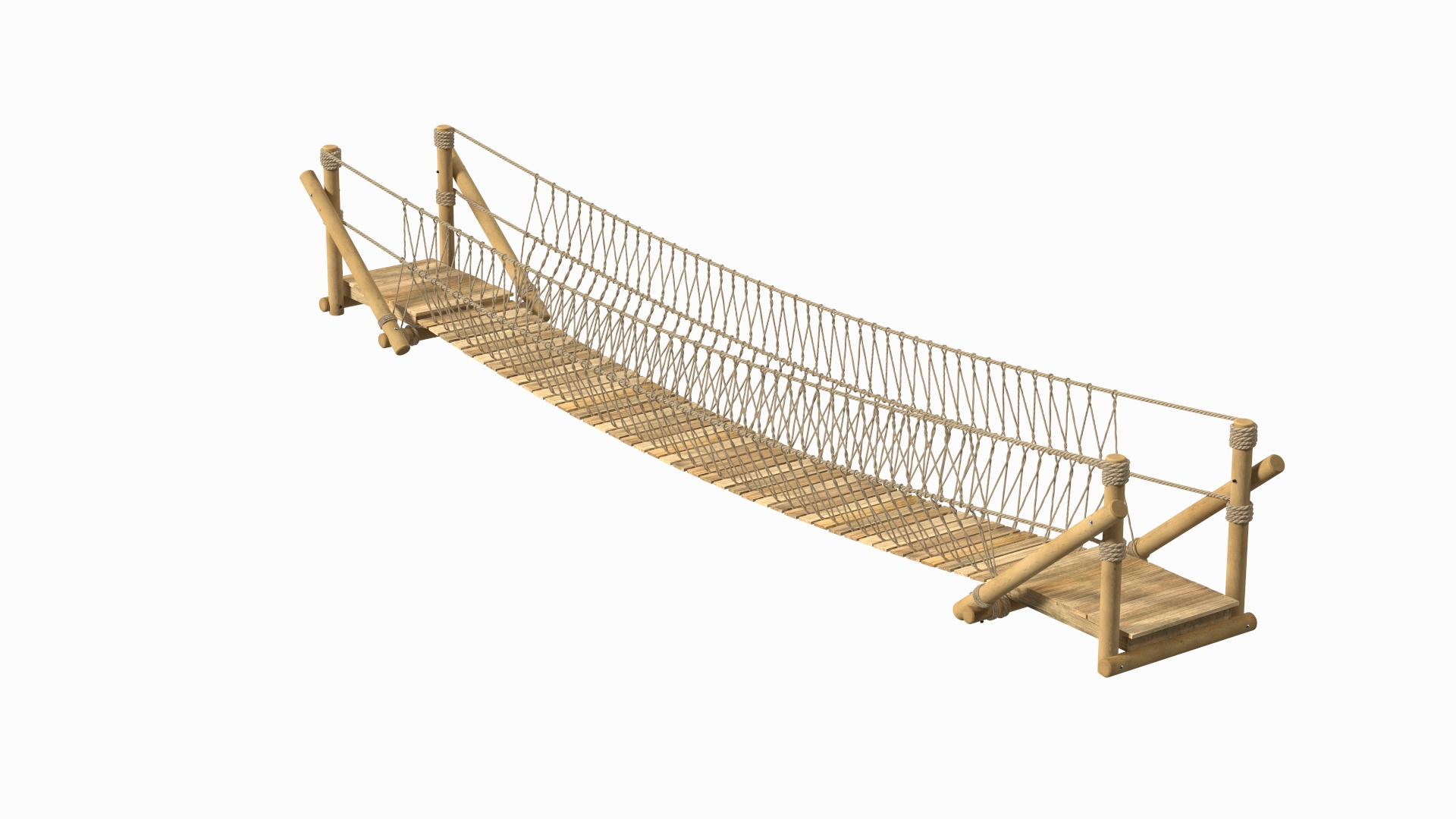 3D Rope Bridges Collection - TurboSquid 2098221