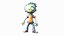 Lot de ballons en aluminium en forme de zombies 01