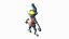 Lot de ballons en aluminium en forme de zombies 01