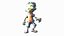 Lot de ballons en aluminium en forme de zombies 01