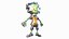 Lot de ballons en aluminium en forme de zombies 01