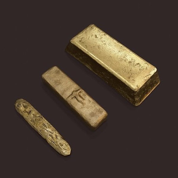 Gold Ingots 3D model