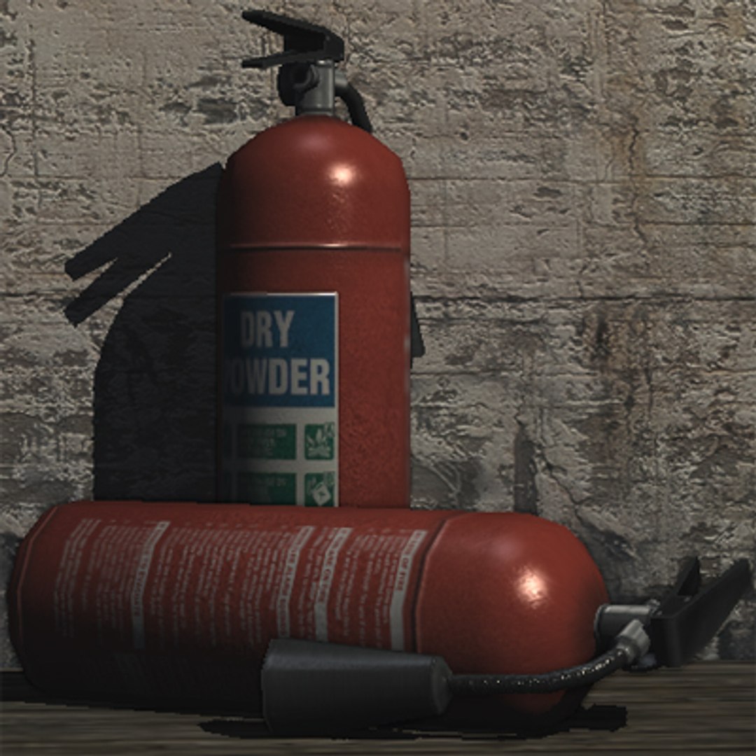 Extinguisher Prop 3d Model