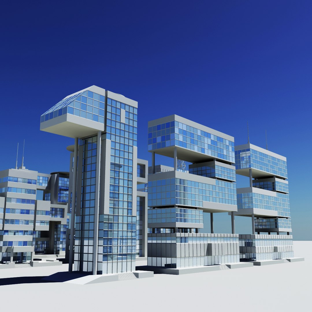 3d Model Building Numbers
