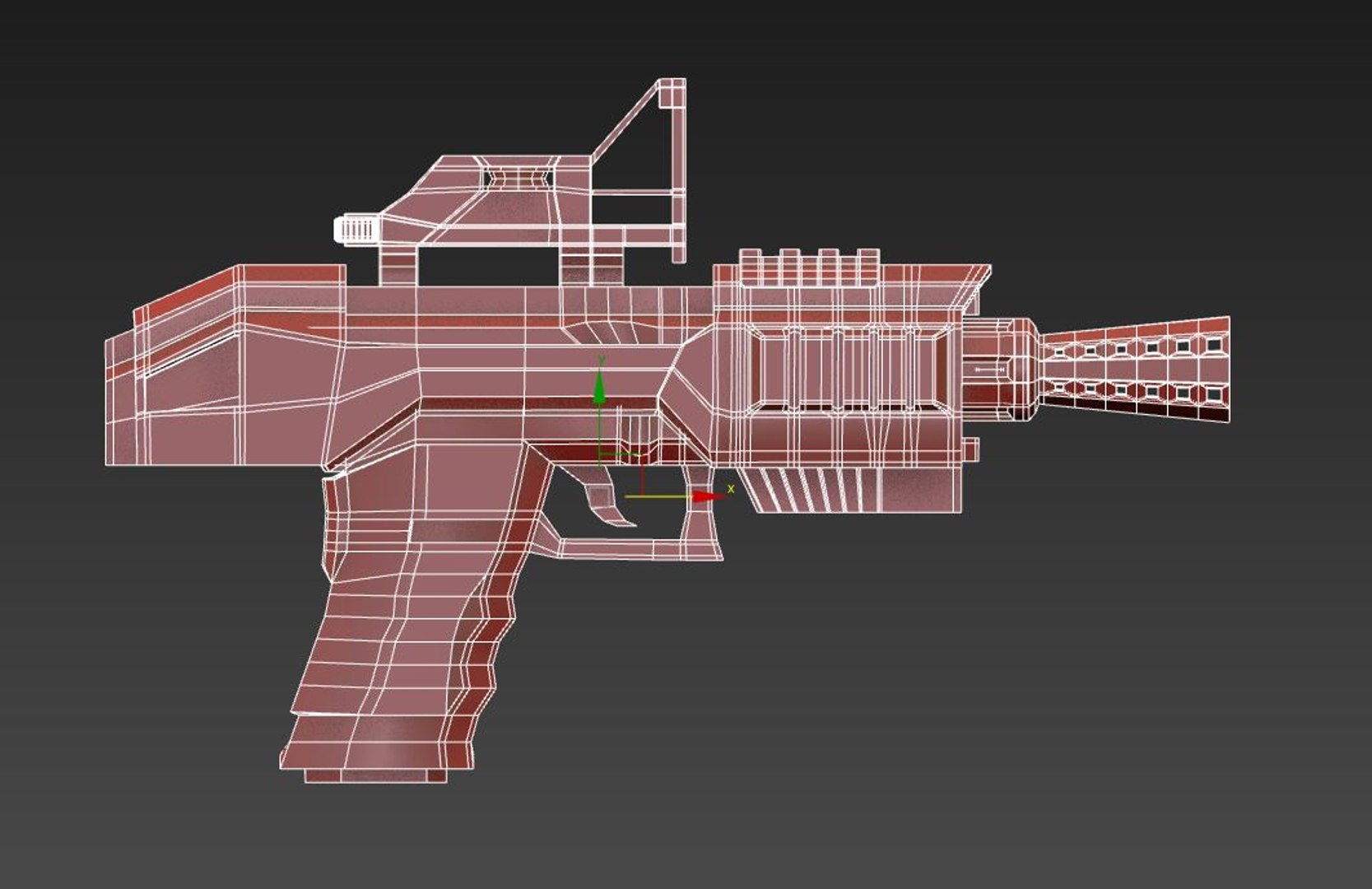 3d Model Pistol Blaster