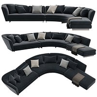 Minotti Seymour curved sofa