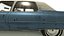 1972 cadillac fleetwood 3D model