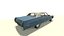 1972 cadillac fleetwood 3D model