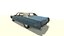 1972 cadillac fleetwood 3D model