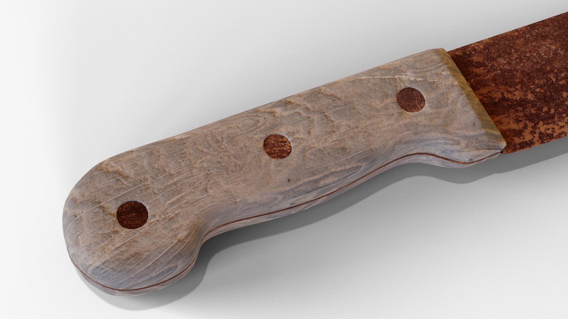 3D Model Rusty Machete - TurboSquid 1716634