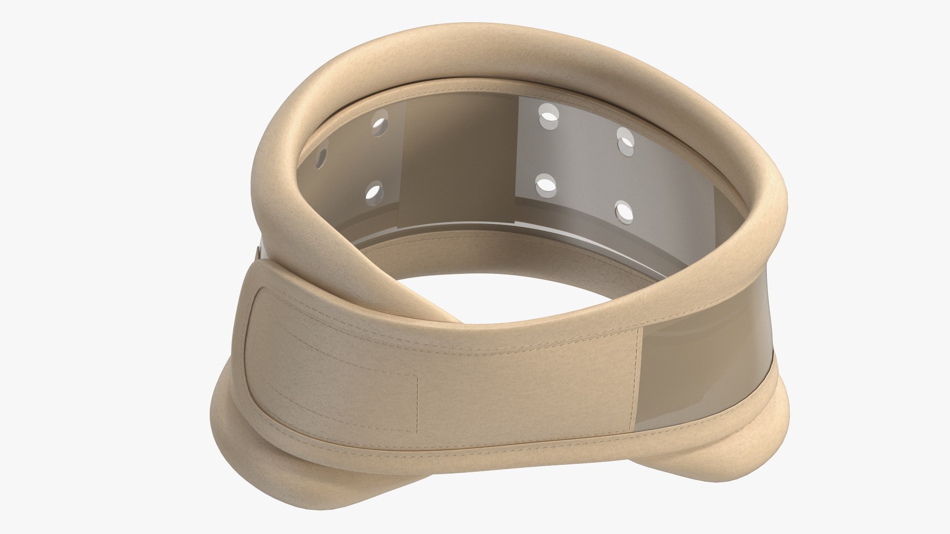 3D Model Cervical Collar Rigid Beige - TurboSquid 2197346
