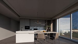 Kitchen Island Sketchup 3D Models model